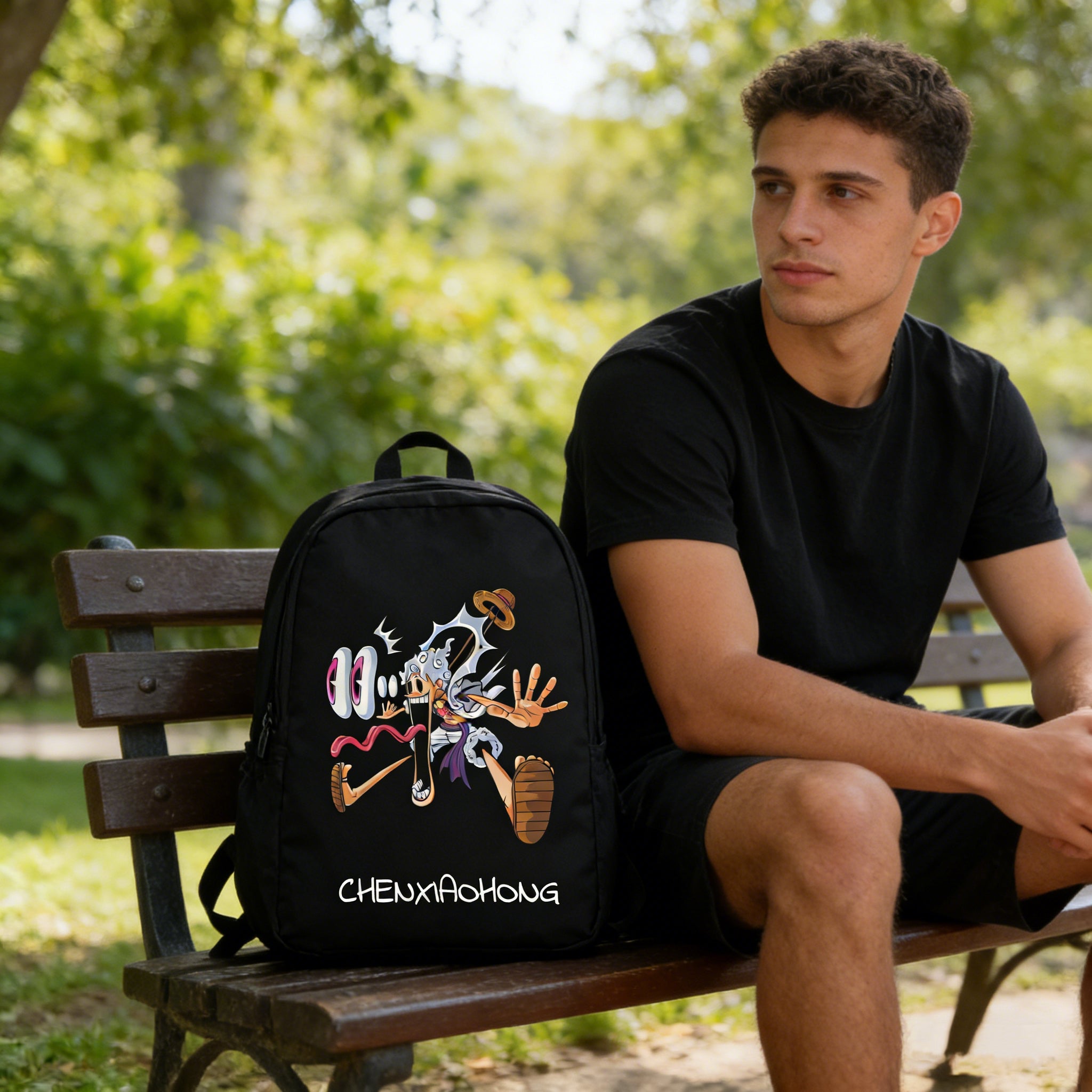 CHENXIAOHONG  Printed backpack