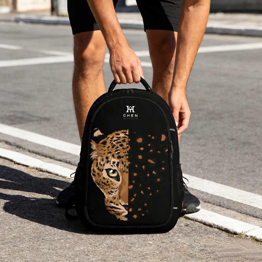 CHENXIAOHONG Leopard backpack