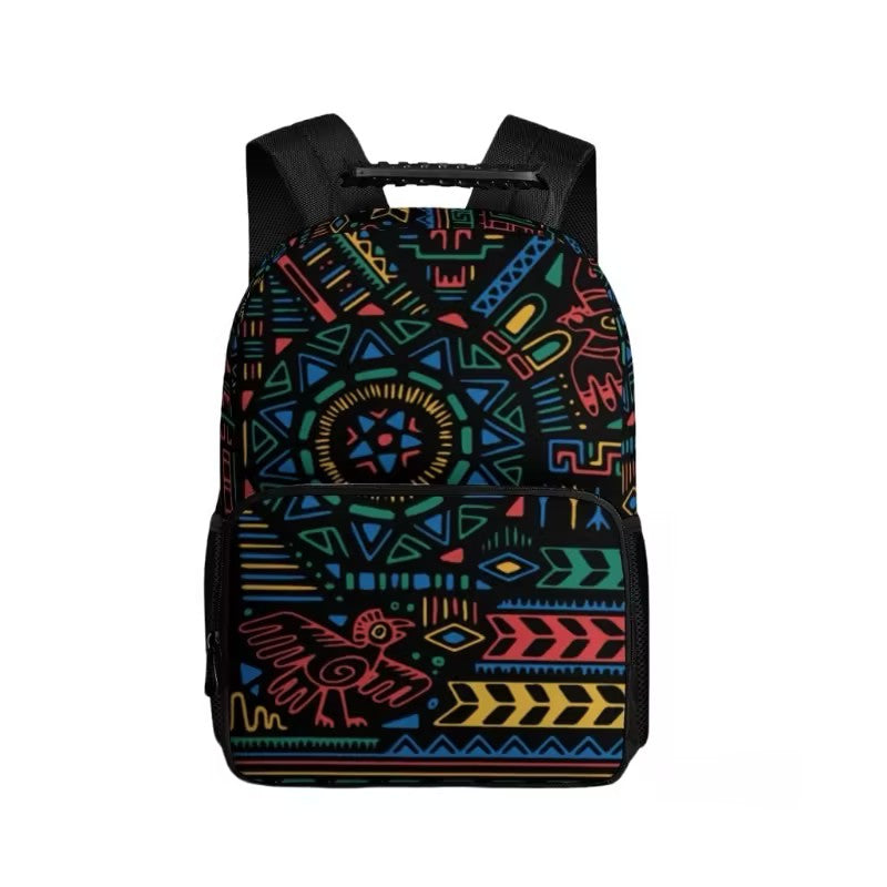 CHENXIAOHONG Men's printed backpack