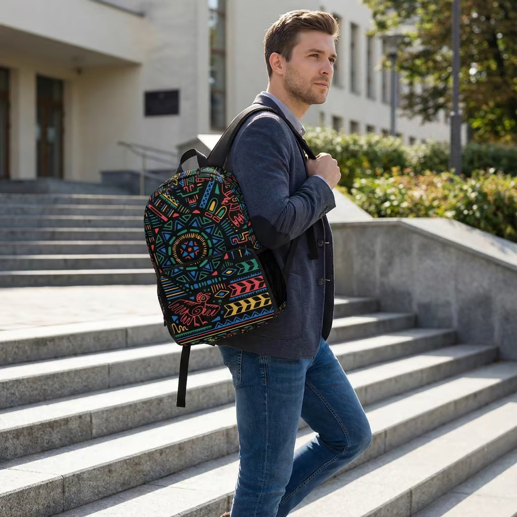CHENXIAOHONG Men's printed backpack
